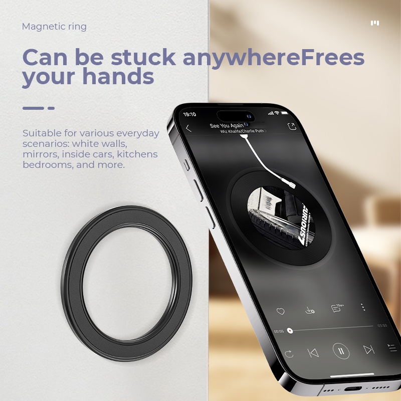 Car Phone Holder - For Magsafe Strong Magnetic Ring Phone