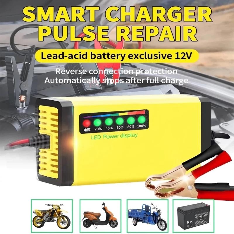 12V 4AH-20AH Car Battery Charg - Car Charger ulasan dan harga
