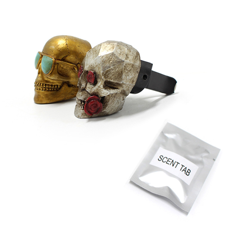 2‌pcs/set Resin Rose Skull Car - Car Air Freshener ulasan dan harga